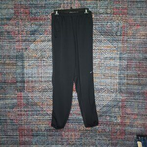 Vtg Y2K Nike womens charcoal an gray mesh drifit joggers Sx32